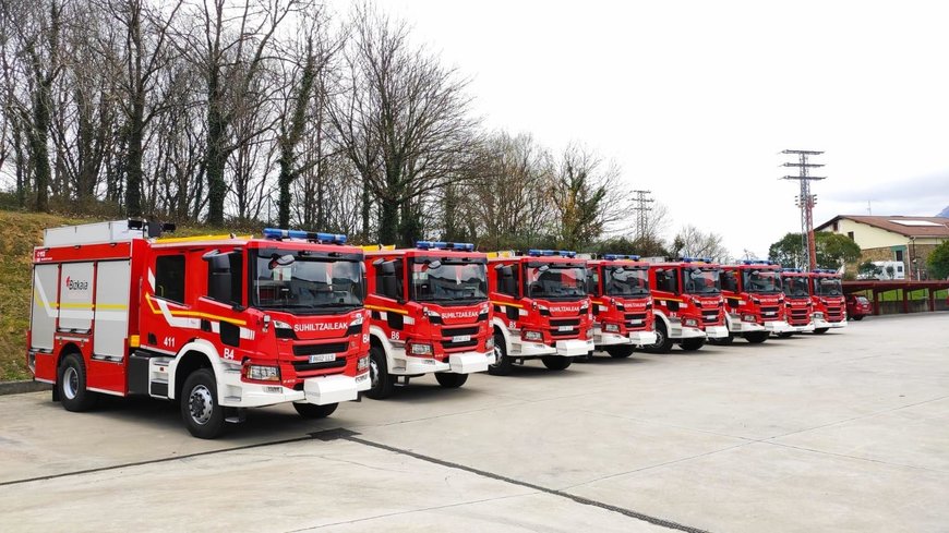 Vizcaya renouvelle sa flotte de lutte contre les incendies et de secours avec 15 véhicules équipés de transmissions automatiques Allison